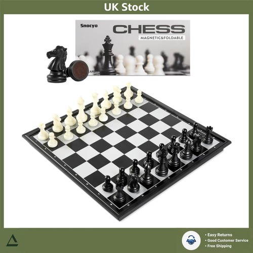 Folding magnetic chess set - folding,