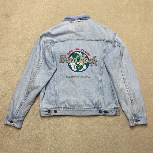 Hard rock cafe denim jacket - rock,