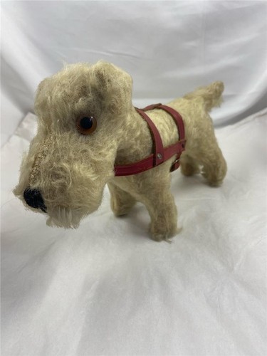Vintage mohair terrier dog - terrier,