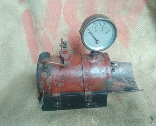 Live model steam engine - model, boiler