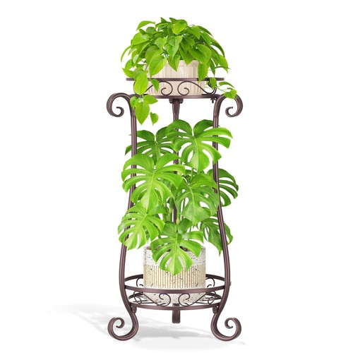 Tier bronze metal plant - 2,