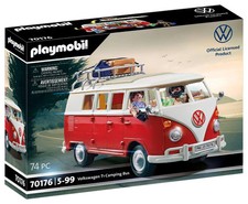 PLAYMOBIL 70176 Volkswagen T1 Camping Bus - LEISURE TOY / CAMPING / FAMILY