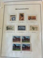 Collection Of Us Mint Use On Pages In Mounts Plate Blocks Space Horse N491