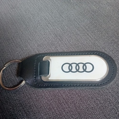Audi leather keyring - leather,