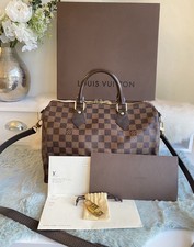 Authentic Louis Vuitton Bandouliere Speedy 30 Damier Ebene