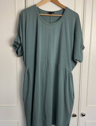 Cos gathered jersey - dress, size