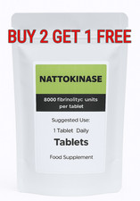 Nattokinase 8000FU Tablets Support Blood Pressure Nattokinase Capsules Vegan
