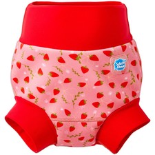 SPLASH ABOUT Reusable Baby Swim Happy Nappy, Strawberry Field, Small 0-3 mths!
