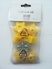 IKEA TJALLA  FUNKY YELLOW STAR