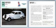 Bentley - MK VI - 1946-52