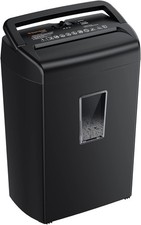 Bonsaii 10-Sheet Home Shredder, Cross-Cut Paper Shredder, Shreds Credit(C209-D U