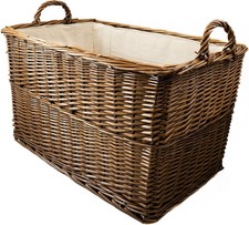 Large Wicker Log Basket with