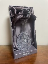 Chinacraft International Hand Cut Lead Crystal Decanter Boxed