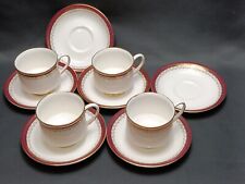 Paragon Cup & Saucer H.M The Queen Potters Fine Bone China Holyrood Set Of 4