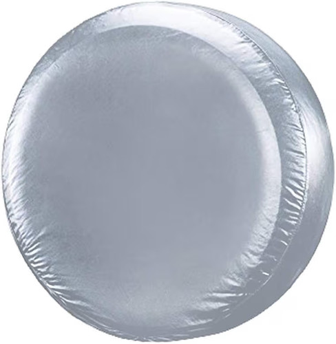 Silver spare wheel cover - silver,