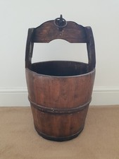 Antique Wooden Well Bucket