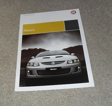 Vauxhall Monaro Brochure 2005