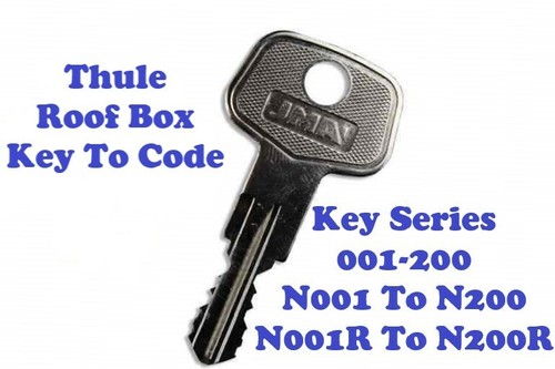 Thule roof box key code - roof,