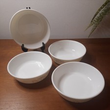 Vtg pyrex blue iris - pyrex, white