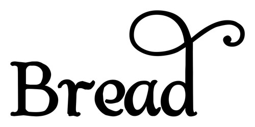 Bread vinyl sticker kitchen - sticker,