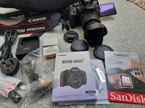 Canon eos 600d 0mp digital - eos, 18.0mp