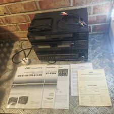 Rare Vintage JVC DR-E11LBK Stereo HI FI System Not Working With Guarantee Manual