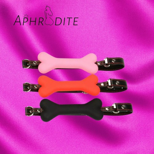 Dog bone fetish ball gag - bone,