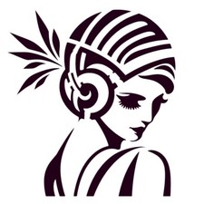 Art Deco Lady Re-Usable