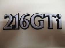 ROVER 216GTi BADGE, Used.