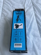 VELBON CX Mini Camera Tripod Compact 3 way Head 30cm - 65cm High