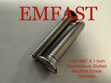 5/16 x 1 inch unc countersunk