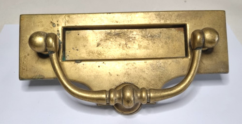Antique solid brass door