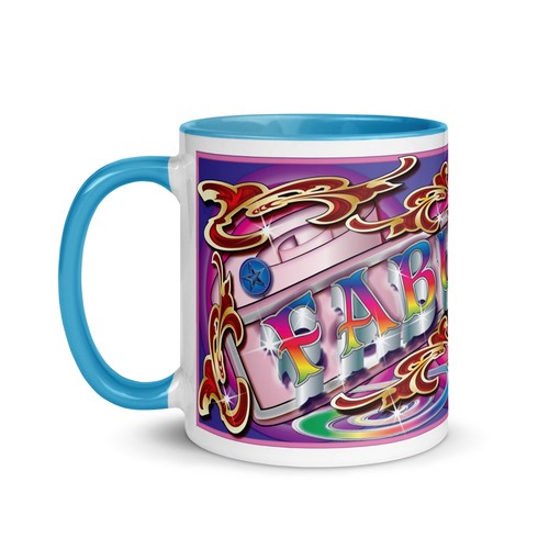 Fabulous fairground art mug - art,