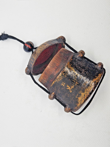 Antique rustic wooden - rustic, inro