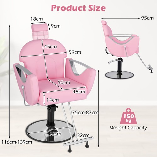 Barber chair reclining salon - barber,