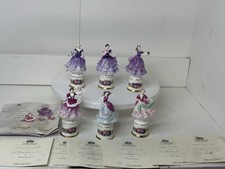 6 X Coalport Miniature Ladies. Limited Edition compton & Woodhouse Figurines.