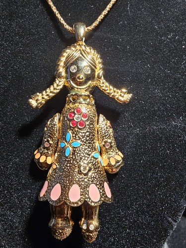 Large rag doll - large, pendant