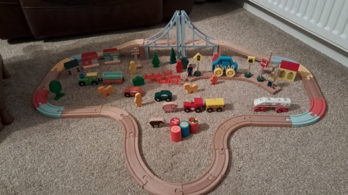 Wooden train car set - wooden, train/car