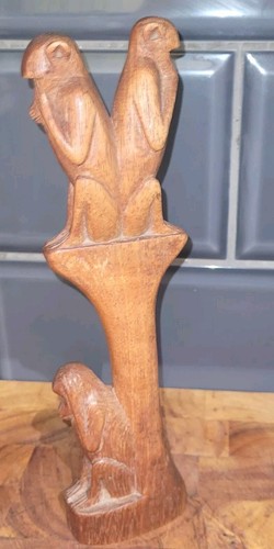Hand carved three wise - three,