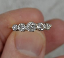 Edwardian 18ct Gold and Five