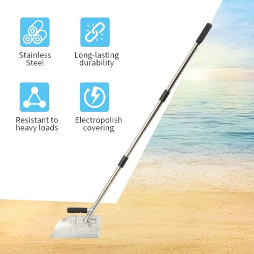 Metal detector sand - metal, scoop