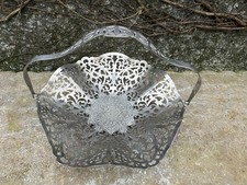 Antique metal fretwork fruit
