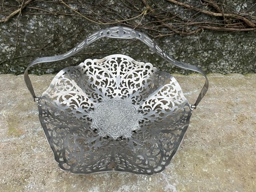Antique metal fretwork fruit