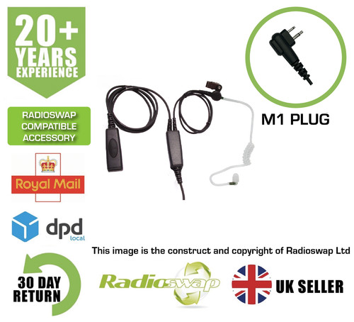 Deluxe covert earpiece - deluxe, with