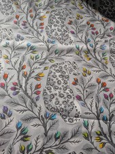 Tula Pink Quilting Cotton Fabric Graywork Beautymark Leopard 