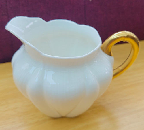 Vintage shelley china white - vintage,