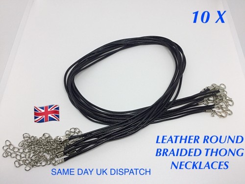 Leather waxed round - 10, x