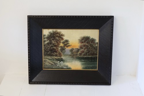 Vintage silk embroidery - vintage,