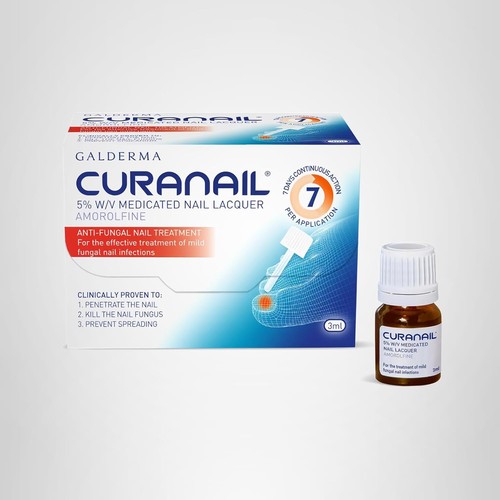 Curanail nail lacquer - lacquer, |