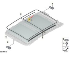 BMW X1 U11 Glass Slide/Tilt